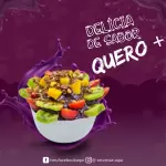 Pacote de 10 Propagandas Editáveis no Canva para Açaí e Sorvete