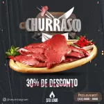 Pack para açougue com 40 artes editáveis no canva