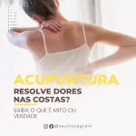 Pacote de 30 Anúncios e Propagandas Editáveis no Canva para Serviços de Acupuntura