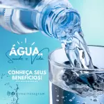 Pack para água e gás com 40 artes editáveis no canva