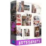 Pacote de 31 Anúncios Editáveis no Canva para Promover seu Artesanato