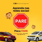 Pack de auto escola com 30 mídias editáveis no canva