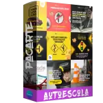 Pacote com 25 Artes Editáveis no Canva Para Autoescola