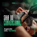 Pack de barbearia com 330 artes editáveis no canva