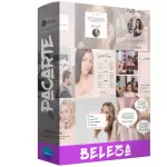 Pacote 25 Artes e Anúncios para Salão de Beleza