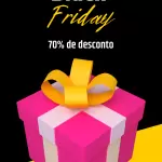 Conjunto de 69 Artes Editáveis no Canva para a Black Friday