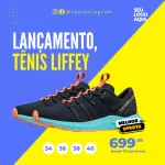 Pack para loja de sapatos com 52 artes editáveis no canva