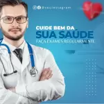 Pack para clinica com 40 artes editáveis no canva