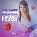 Pack para clinica com 40 artes editáveis no canva