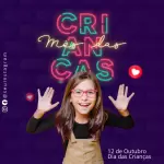 Pack para dia das crianças com 29 artes editáveis no canva