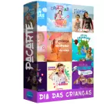 Pack para dia das crianças com 29 artes editáveis no canva
