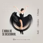 Pack para dança com 35 mídias editáveis no canva