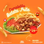 Pack de Delivery com 50 artes editáveis no canva