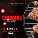 Pack de Delivery com 50 artes editáveis no canva