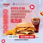 Pack de Delivery com 50 artes editáveis no canva