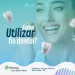 Pack para dentista com 279 artes editáveis no canva