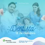 Pack para dentista com 279 artes editáveis no canva