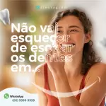 Pack para dentista com 279 artes editáveis no canva