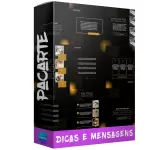 Pacote de 10 Artes Editáveis no Canva para Dicas e Mensagens