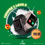 Pack para loja de eletrônicos com 40 artes editáveis no canva