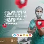 Pack para enfermagem com 10 artes editáveis no canva