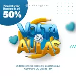 Pacote de 6 Modelos Editáveis de Anúncios de Universidade para o Canva