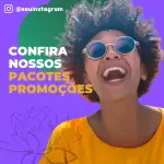 Conjunto de 100 Propagandas Editáveis no Canva para Estética