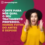 Conjunto de 100 Propagandas Editáveis no Canva para Estética