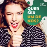 Conjunto de 100 Propagandas Editáveis no Canva para Estética