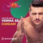 Conjunto de 100 Propagandas Editáveis no Canva para Estética