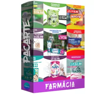 Pacote 10 Artes Editáveis no Canva para Anúncios de Farmácia