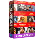 Pack para hamburgueria Com 200 artes editáveis no canva