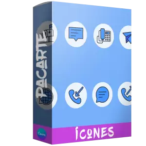 Pacote de 70 Ícones para Contato