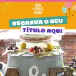 Pacote de 10 artes editáveis para Anúncio de Festas Infantis
