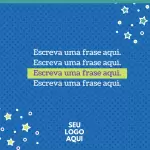 Pacote de 10 artes editáveis para Anúncio de Festas Infantis