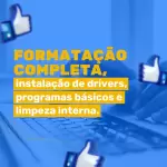 Conjunto de 100 Artes Editáveis no Canva para Informática