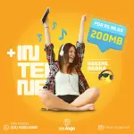 Pack para provedor de internet com 20 artes editáveis no canva
