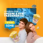 Pack para provedor de internet com 20 artes editáveis no canva