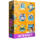 Pack para provedor de internet com 20 artes editáveis no canva