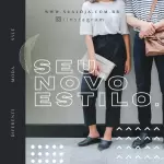 Pack para loja de roupas com 80 artes editáveis no canva