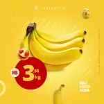 Pack para supermercado com 250 artes editáveis no canva
