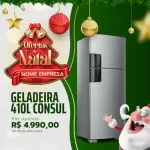 Pacote de 10 anúncios editáveis para o Natal