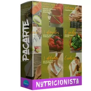 Pack para nutricionista com 170 artes editáveis no canva