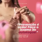 Pack para outubro rosa com 31 artes editáveis no canva