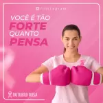 Pack para outubro rosa com 31 artes editáveis no canva