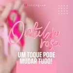Pack para outubro rosa com 31 artes editáveis no canva