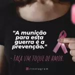 Pack para outubro rosa com 31 artes editáveis no canva