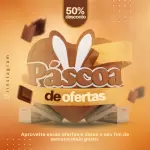 Pack para páscoa com 40 artes editáveis no canva