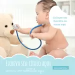 Pacote 10 Artes Editáveis no Canva Para Hospital Pediátrico