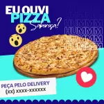 Pacote de 20 Artes Editáveis no Canva para Anúncios de Pizzaria